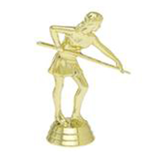Статуэтка бильярд женская